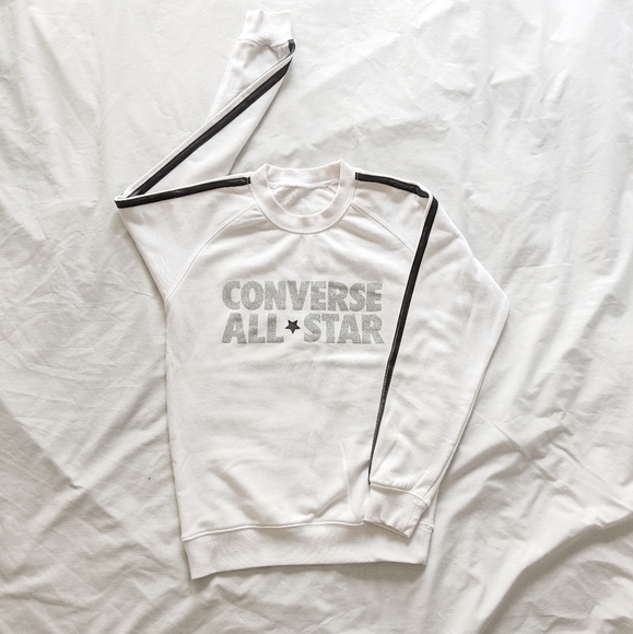 Converse B/W Sweatshirt - Picture 1 of 2